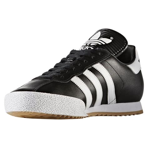 mens adidas original samba super black trainers|Adidas Samba original trainers.